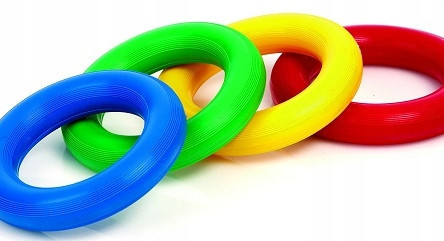 4 Stück Ringo Rubber Flexible Soft Smooth Übung