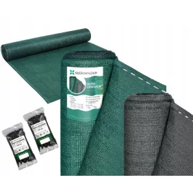  Schattennetz-Zaunabdeckung, 90 % dick, 1,5 x 50 m