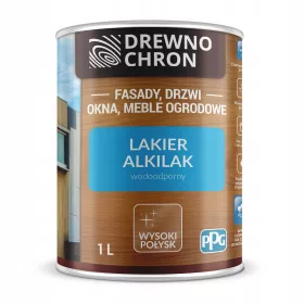 Farbloser Lack für Holz Drewnochron Alkilak Glanz 1 l