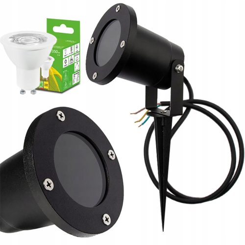 Gartenlampen stecken im Boden fest Lumiled Solarlampe, schwarz, 31,5 cm, 1 Stk.