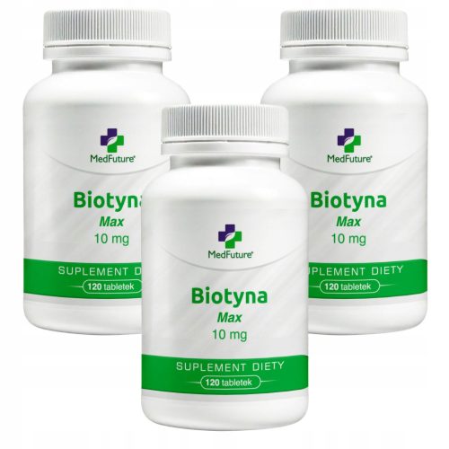 Biotyna Max - Hochdosiert mit 10mg in 360 Tabletten, Dreierpack