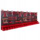  Botle Werkstattbrett 230x78 cm schwarz und rot