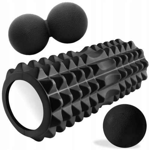  Roller mit Noppen Trizand 1843 schwarz 33x12 cm