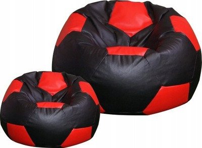 BALLPOUFFE XXXL100cm BALLSESSEL TASCHE + FUSSSTÜTZE
