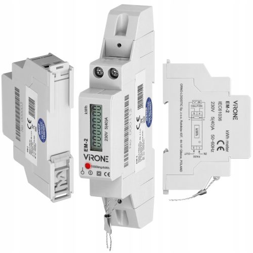 Virone 1 V IP54 40 A Zähler