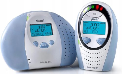  Elektronisches Kindermädchen Alecto weiß, Blautöne