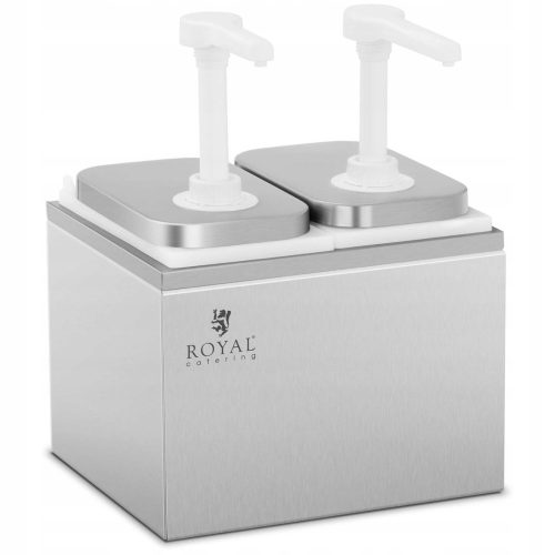 Royal Catering RCDI-4L Saucenspender, 2 Stück