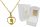  Goldkette mit Medaillon-Gravur Pr 585
