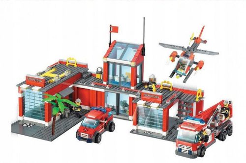  Ziegel FIRE STATION Feuerwehr 774 Stk
