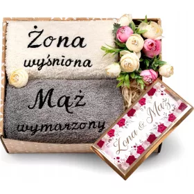  Ein Hochzeitsgeschenkset für ein Ehepaar