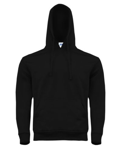 JHK Herren-Sweatshirt mit Kapuze, Schwarz, Größe L
