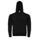 JHK Herren-Sweatshirt mit Kapuze, Schwarz, Größe L