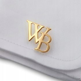    Manschettenknöpfe mit den Initialen der Buchstaben des Alphabets