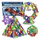  Magnetische Bausteine, Lernbälle, Set mit 250 Stück für Kinder