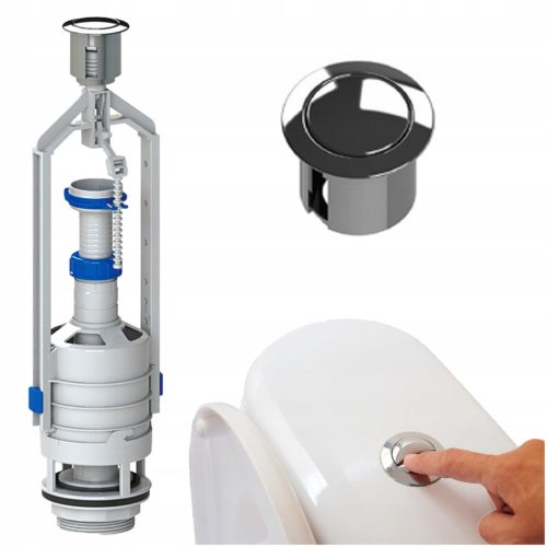 Ablassventil Kk-Pol ZSB/210 1 1/2'' + WC-Spülkasten-Ablassventilknopf
