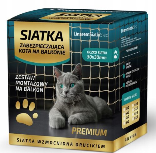  Sicherheitsnetz Linarem SiatkiSieci 6x3 m beige