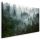 Bild für das Wohnzimmer Wald im Nebel 3D LANDSCHAFT 120x80
