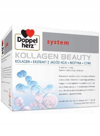 Doppelherz System Kollagen Beauty 30 Ampullen mit Litschi-Melonen-Geschmack