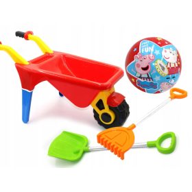 Set: Schubkarre, Rechen, Schaufel + Ball Paw Patrol
