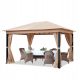 Gartenpavillon, Zelte - PROFINAMIOT Pavillon 4 Wände 4 x 3 x 2,7 m