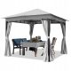  PROFINAMIOT Pavillon 4 Wände 3 x 3 x 2,7 m
