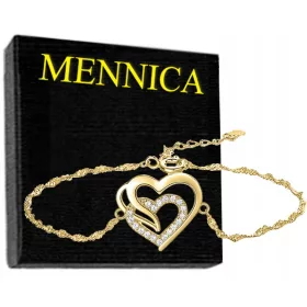  Mennica Bydgoska Herzarmband, 21 cm, Gold