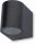  Lumiled Gartenwandleuchte schwarz GU10 35 W
