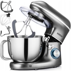  Kerch MyChef 2200 W Küchenmaschine Silber/Grau