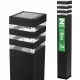  Quadratischer Lichtmast Lumiled E27 60 cm schwarz