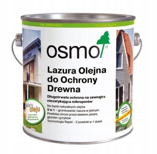 Osmo-Öllasur zum Schutz von Walnussholz 2,5L