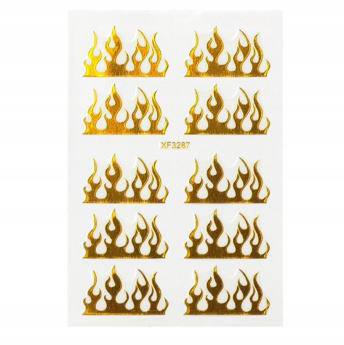  NAGELAUFKLEBER GOLDENE FLAMME 3287-1