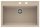 Moderno Buddy 60 Einbeckenspüle, beige Granittöne