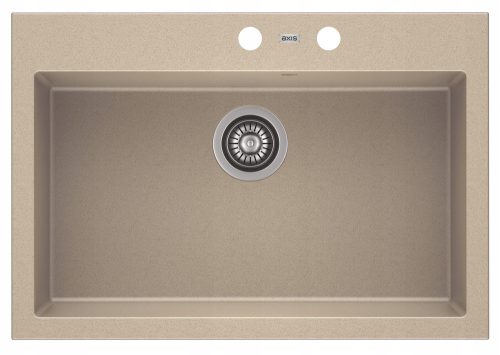 Moderno Buddy 60 Einbeckenspüle, beige Granittöne