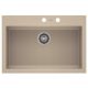 Moderno Buddy 60 Einbeckenspüle, beige Granittöne