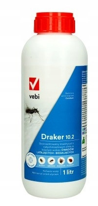  Flüssigkeit gegen Kakerlaken, Zecken, Mücken, Motten, Ameisen, Fliegen, Wespen, Spinnen, Flöhe, Wanzen, Silberfischchen Vebi 1 kg 1000 ml