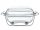 GLAS-BACKFORM Rechteckige Auflaufform Ambition Saule 5,3 l