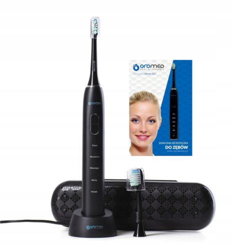  Oromed Oro-Brush Schwarze Schallzahnbürste