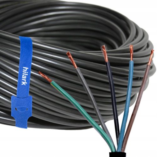 OWY Hilark rundes Elektrokabel 5x2,5 mm² 50 m