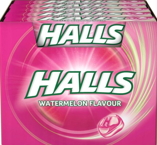 Halls Wassermelonen Bonbons 20 x 33,5 g - Erfrischender Genuss