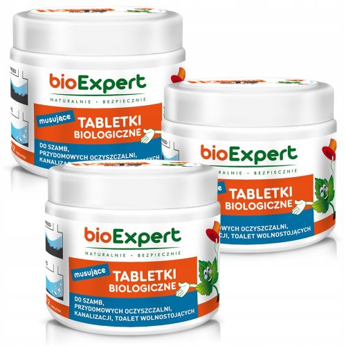  Bakterien für Klärgruben und Kläranlagen Tabletten 3x12 Stück für 3 Jahre BIOEXPERT