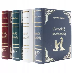   Hochzeitsbuch MARRIAGE GUIDE, lustiges Geschenk mit einer Flasche darin