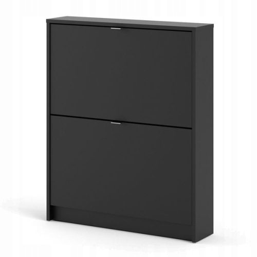  Tvilum Schuhschrank 70 x 85 x 17 cm schwarz