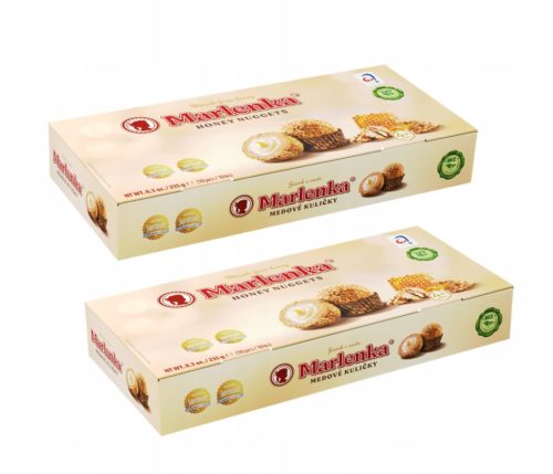 Klassische Honigbällchen "Marlenka" - Elegante Süßigkeit ohne Konservierungsstoffe