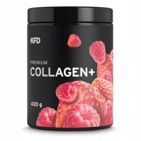   KFD Premium Collagen Plus mit Erdbeer-Himbeer-Geschmack, 400g - Unterstützung für Gelenke & Haut