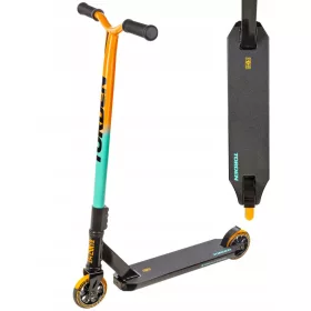  Zweirädriger Roller Raven 015605 Schwarz, Orange, Türkis