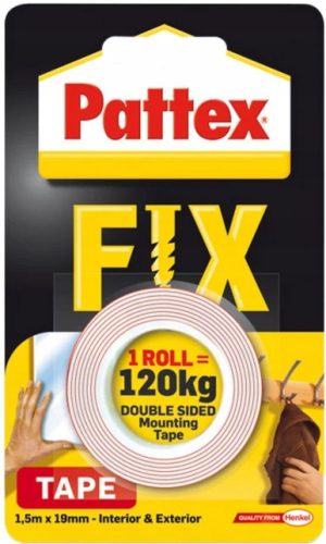 Pattex doppelseitiges Klebeband 19 mm x 1,5 m