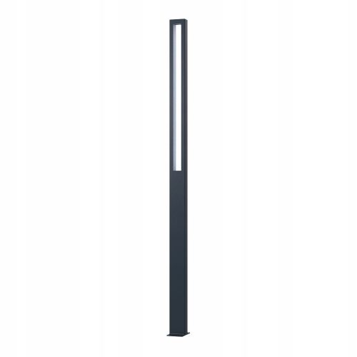 DMS-GARDEN rechteckiger Lichtmast mit integrierter LED-Quelle, 150 cm, grau