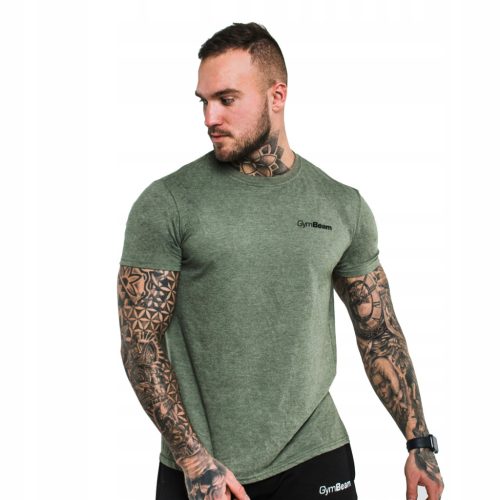  HERREN-FITNESS-T-SHIRT HOCHWERTIG - GymBeam M grün