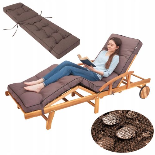  Hobbygarden Kissen 201 x 55 x 8 braun