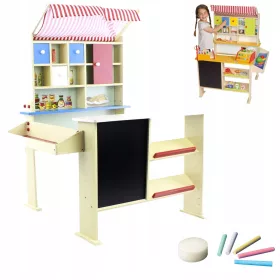 Playtive Large Wooden Store Kinderstand